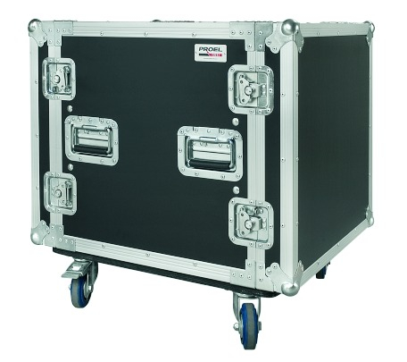 Proel CR410BLKMW transport case 10U with wheels