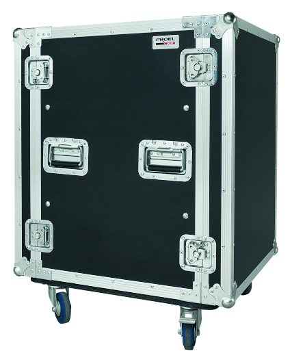 Proel CR416BLKMW transport case 16U on wheels