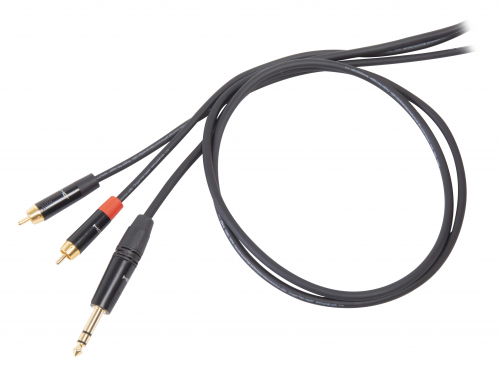 Proel Die Hard DHS530LU18 audio cable TRS / 2x RCA 1,8m