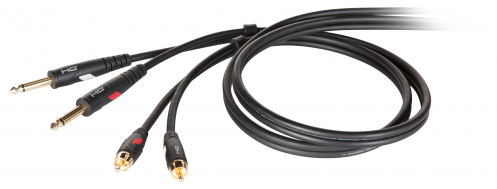 Proel Die Hard DHG535LU5 audio cable 2x RCA / 2x TS 5m