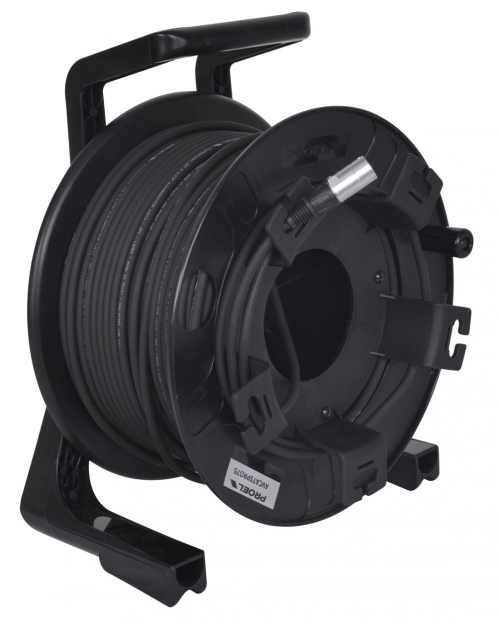 Proel AVCAT5PRO50 cable drum with mobile twisted pair 50m