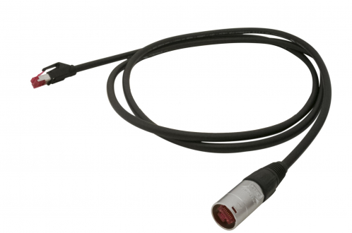 Proel CAT5SLU05H mobile twisted pair Cat5e S-FTP 5m with connectors NE8MC1/RJ45 shell PUR