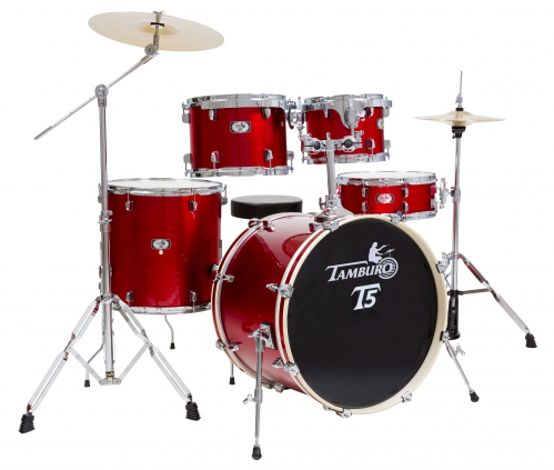 Tamburo T5R22BRDSK Bright Red Sparkle drumset