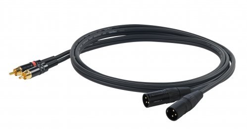 Proel CHLP330LU15 audio cable 2x RCA / 2x XLRm 1,5m