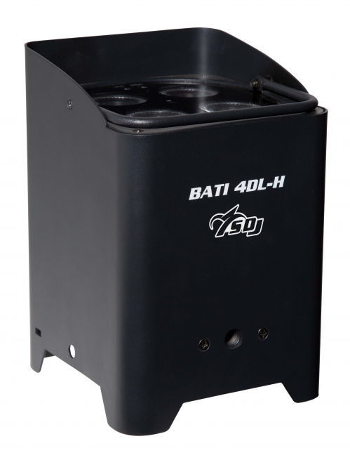 SDJ BATI4DLH reflector LED battery projector 4x12W RGBWA-UV