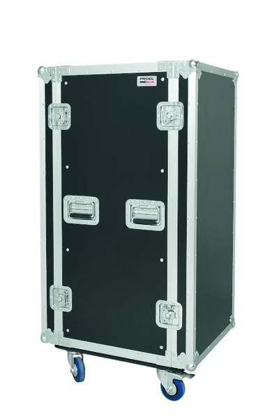 Proel CR224BLKMW transport case 24U with wheels