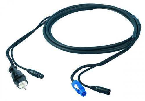 Proel PH130LU20 power cable  with microphone connectors 20m
