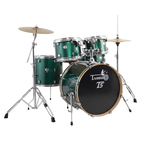 Tamburo T5S22GRSK Green Sparkle drumset
