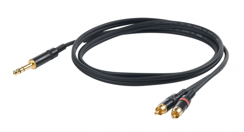 Proel CHLP300LU3 audio cable TRS / 2x RCA 3m