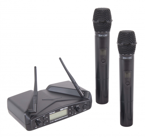 Eikon WM700DM wireless handheld microphone system double