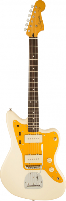 Fender J Mascis Jazzmaster Laurel Fingerboard, Vintage White electric guitar