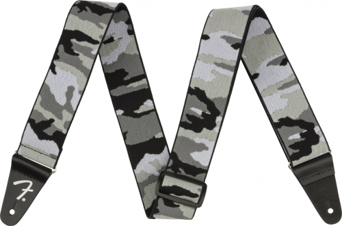 Fender Weighless Camo Strap Winter 2″ guitar strap