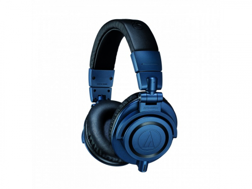 Audio Technica ATH-M50X DS Deep Sea headphones closed