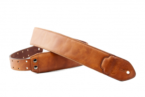 Right On Go Series Legend Vintage Woody leather guitar strap