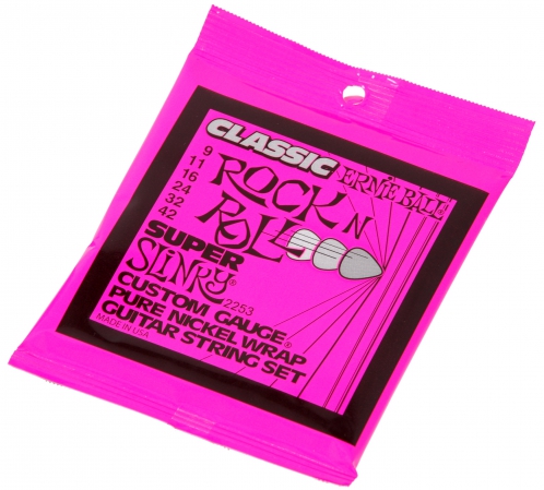 Ernie Ball 2253 Classic Pure Nickel Super Slinky Electric Guitar Strings (9-42) Ernie Ball 2253 Classic Pure Nickel Super Slinky Electric Guitar Strings (9-42)