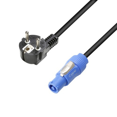 Adam Hall Cables 3 STAR PCON 0150 Power Cable | Adam Hall K4CPFIN x CEE 7/7 | 1.5 m 