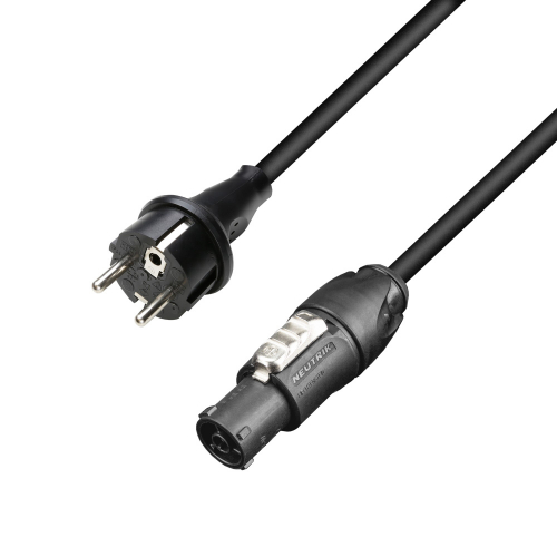 Adam Hall Cables 8101 TCON 0150 Power Cable Neutrik powerCON TRUE1-TOP to GB plug | 1.5 m 
