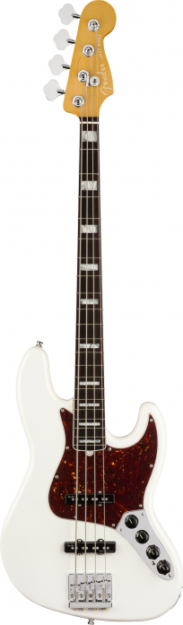 Fender American Ultra Jazz Bass Rosewood Fingerboard Arctic Pearl bass guitar