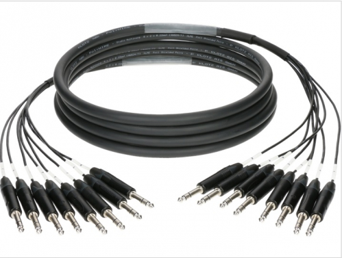 Klotz S08PP09 8 x TRS - 8 x TRS 8-channel - analog loom cable, 9m