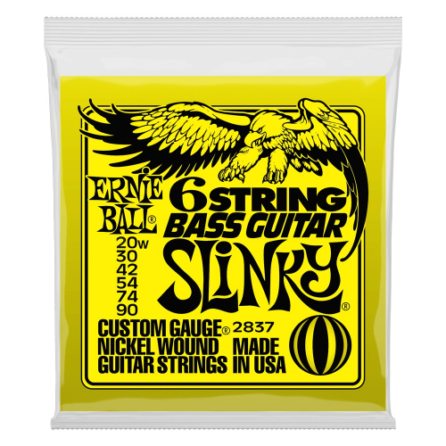 Ernie Ball 2837 6-String Bass Guitar Slinky