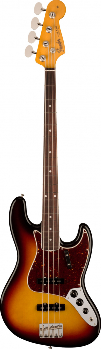 Fender American Vintage II 1966 Jazz Bass, Rosewood Fingerboard, 3-Color Sunburst bass guitar