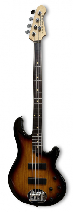 Lakland Skyline 44-01 Bass, 4-String - Three Tone Sunburst Gloss bass guitar