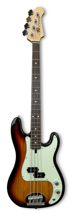 Lakland Skyline 44-64 Bass, 4-String - Three Tone Sunburst Gloss bass guitar
