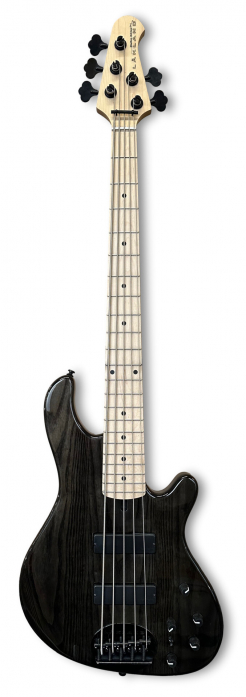 Lakland Skyline 55-OS Bass, 5-String -Translucent Black Gloss bass guitar