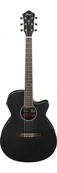 Ibanez AEG7MH-WK Weathered Black Open Pore electric-acoustic guitar