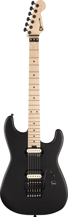 Charvel Jim Root Signature Pro-Mod San Dimas Style 1 HH FR M, Maple Fingerboard, Satin Black electric guitar