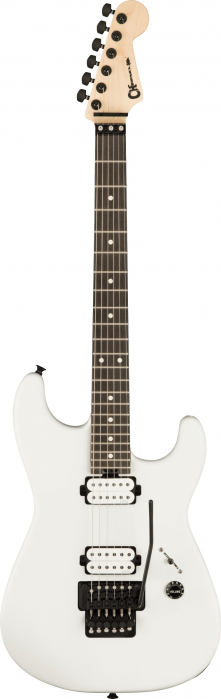 Charvel Jim Root Signature Pro-Mod San Dimas Style 1 HH FR E, Ebony Fingerboard, Satin White electric guitar