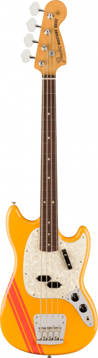 Fender Vintera II 70s Competition Mustang Bass RW Competition Orange bass guitar