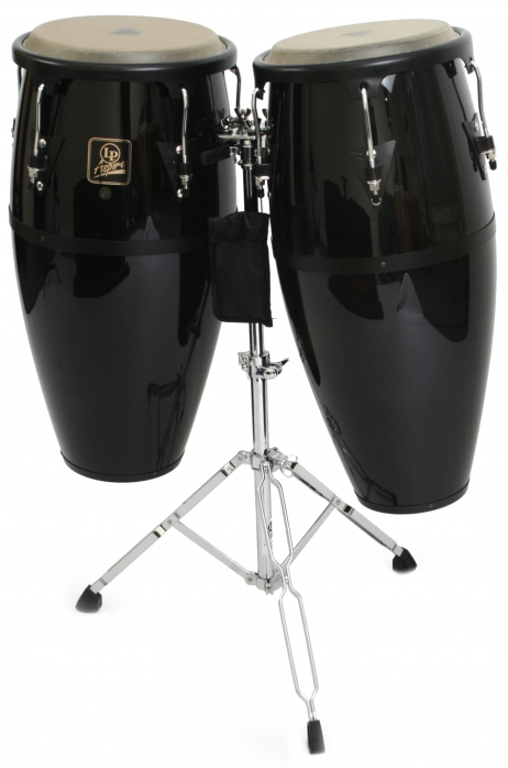 LatinPercussion LPA646F-BK conga set