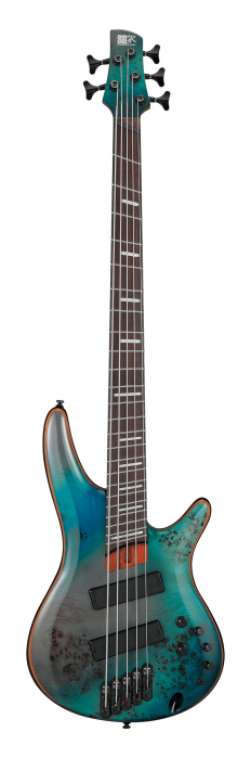 Ibanez SRMS805-TSR Tropical Seafloor Multi Scale bass guitar