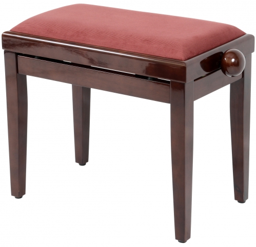 Gewa 900568 piano bench, mahogany, gloss