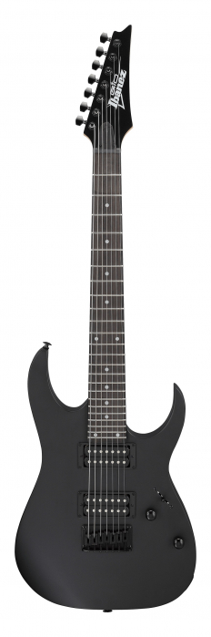 Ibanez GRG 7221 BKF Black Flat electric guitar, sevenstring