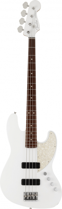 Fender Made in Japan Elemental Jazz Bass Nimbus White bass guitar