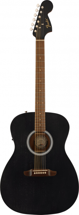 Fender Monterey Standard Black Top electric-acoustic guitar
