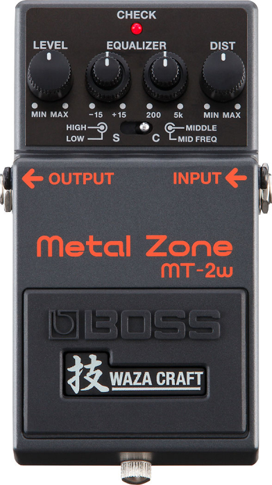 BOSS MT-2W Metal Zone guitar pedal