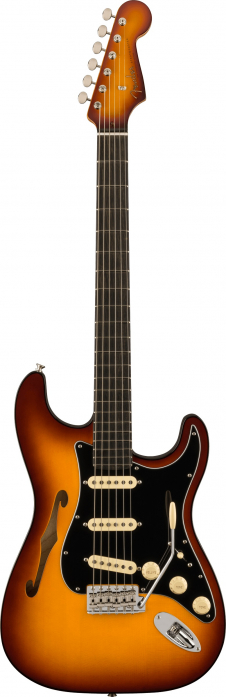 Fender Limited Edition Suona Stratocaster Thinline, Ebony Fingerboard, Violin Burst electric guitar