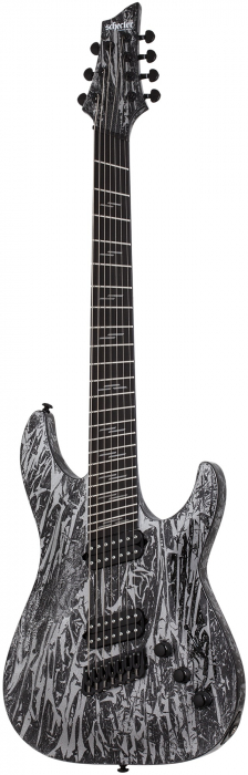 Schecter Silver Mountain C-7 MultiScale electric guitar