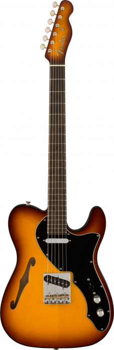 Fender Limited Edition Suona Telecaster Thinline, Ebony Fingerboard, Violin Burst electric guitar