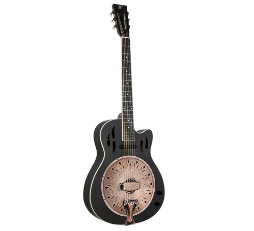 Ortega RRG40CE-DBK electric-acoustic resonator guitar