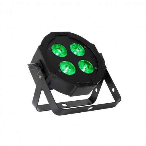 ADJ Eliminator Mega HEX L PAR - compact and lightweight LED Par with 4 x 20-Watt, 6-IN-1 (RGBLA + UV) LEDs