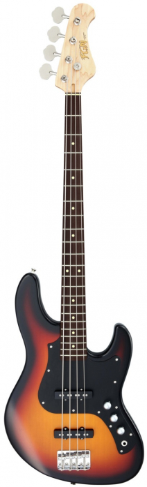 FGN Boundary Mighty Jazz 3-Tone Sunburst bass guitar