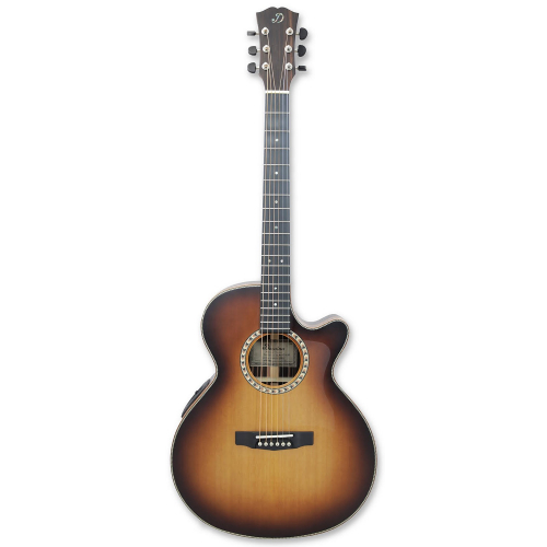 Dowina Bordeaux GACE-LB LRBaggs SPE sunburst electric-acoustic guitar