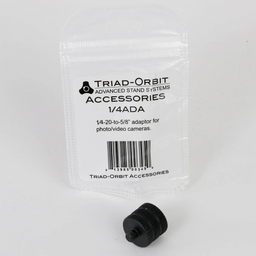Triad Orbit 4006034 1/4ADA - 5/8 Female to 1/4 Male Camera thread adapter