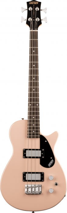 Gretsch G2220 Electromatic Junior Jet Bass II Short-Scale, Shell Pink bass guitar