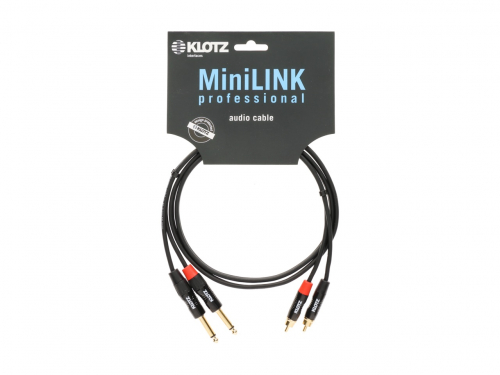 Klotz KT CJ150 kabel 2xRCA / 2xTS 1,5m