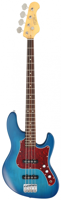 FGN Boundary Mighty Jazz Transparent Blue Sunburst bass guitar